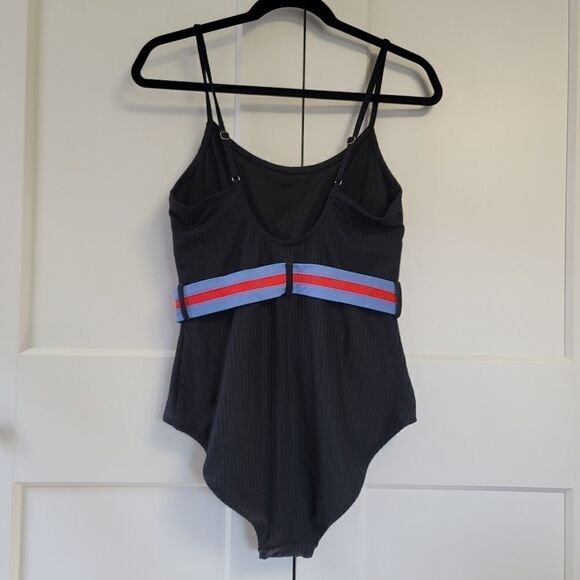Jessica simpson ribbed belted one piece swimsuit - Picture 12 of 14